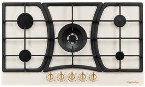 Встраиваемая газовая варочная панель Kuppersberg FS 903 C bronze 00006466