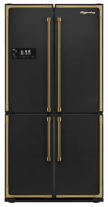 Отдельностоящий холодильник Side by Side Kuppersberg NMFV 18591 BK Bronze 00006993