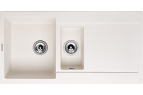 Кухонная мойка Kuppersberg Modena 1,5B2D WHITE ALABASTER 00008336