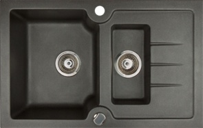 Кухонная мойка Kuppersberg Modena 1,5B1D black 00008337