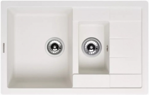 Кухонная мойка Kuppersberg Modena 1,5B1D white 00008341