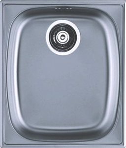 ALVEUS BASIC 10 LEI-90, мойка, нержавеющая сталь лен (в комплекте с сифоном1130550) 1082196