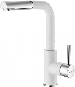 Смеситель для кухни Alveus SIROS - P G11 ARCTIC белый (1129046) 1129046