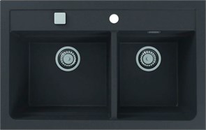 Кухонная мойка Alveus ATROX 50 CARBON-G91 черный (1132002) 1132002