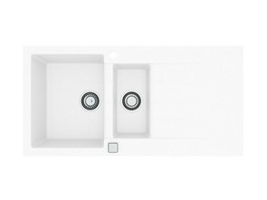 ALVEUS ALVEUS GRANITAL CADIT 80 G11 ARCTIC 1000х500 в комплекте с сифоном 1132822 1140599