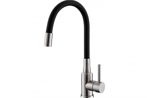 Смеситель для кухни Alveus FLEXA BLACK SAT 1147023 черный/сатин 1147023