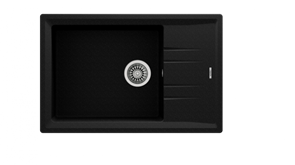 Teka STONE 60 S-TG 1B 1D, мойка, гранит, чёрный металлик 115330031