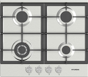 Встраиваемая газовая варочная панель Hyundai HHG 6435 IX 1376080