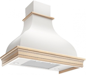 Elikor Аркада Валенсия 90П-650-П3Д белый муар/дуб неокр вытяжка классическая 142677