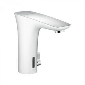 Электронный смеситель для раковины Hansgrohe PuraVida 15170400, сенсорный, хром/белый 15170400