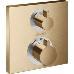 Смеситель Hansgrohe Ecostat S 15714140 для душа, термостатический, бронза шлифованная 15714140