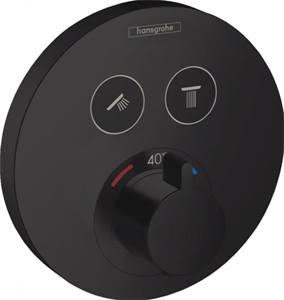 Термостат Hansgrohe ShowerSelect S 15743670, чёрный матовый 15743670