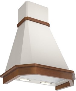 Вытяжка каминная Elikor Камин Грань 60П-650-П3Л без багета,  бежевый,  ползунковое управление [190339] 190339