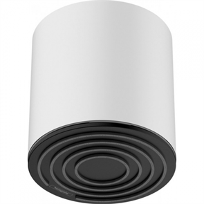 Верхний душ Hansgrohe Pulsify 24130700 S, 10,5 см, 1 режим струи, белый матовый, диск графит 24130700