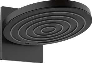 Верхний душ с держателем Hansgrohe Pulsify 24150670 S, 26 см, 1 режим струи, черный матовый, диск графит 24150670