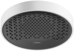 Верхний душ Hansgrohe Rainfinity 26228700, 25 х 25 см, 1 режим струи, без держателя, белый матовый 26228700