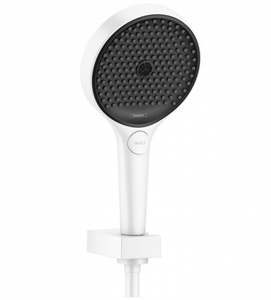 Душевой гарнитур Hansgrohe Rainfinity 26852700 130 3jet Porter, лейка три режима, шланг 125 см, белый матовый 26852700