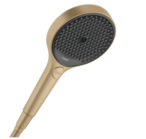Ручной душ Hansgrohe Rainfinity 130 26864140, 3 типа струи, шлифованная бронза 26864140