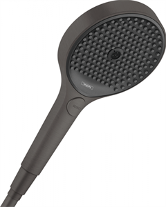 Ручной душ Hansgrohe Rainfinity 130 26864340, 3 типа струи, чёрный хром 26864340