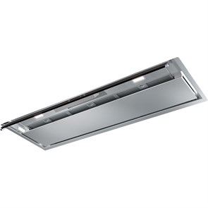 Встраиваемая в шкаф вытяжка Faber/ BEST,  Встраиваемые в шкаф IN-NOVA AIR X KL A120 , 120 см, 670 куб/ч, 53 дБ, сенсорное управление, нерж. сталь/черный 305.0615.701