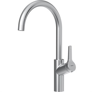 Смеситель Damixa Eclipse 310720400 для кухонной мойки, никель 310720400