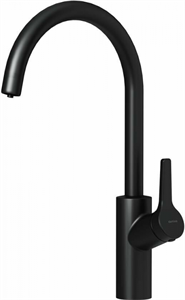 Смеситель Damixa Eclipse 310721300 для кухонной мойки, под фильтр, черный матовый 310721300