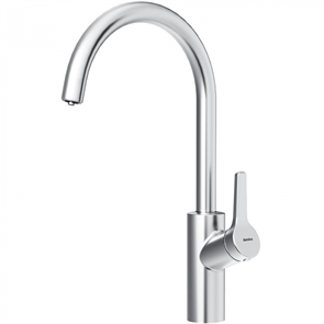 Смеситель Damixa Eclipse 310721400 для кухонной мойки, под фильтр, цвет никель 310721400