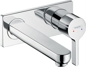 Смеситель для раковины Hansgrohe Metris S 31163000, хром глянцевый 31163000