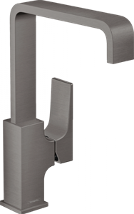 Смеситель Hansgrohe Metropol 32511340 для раковины, графит матовый 32511340
