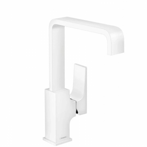 Смеситель Hansgrohe Metropol 32511700 для раковины, белый матовый 32511700