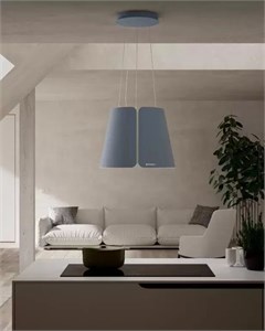 Островная вытяжка Faber BEAT DB MATT F45 (345.0612.340) пыльно-голубой матовый 345.0612.340