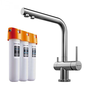 Смеситель для кухни Omoikiri Nagano-BN + Pure drop Lite 4011.8028