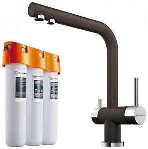 Комплект Omoikiri Nagano-DC + Pure drop Lite 4048.8028 темный шоколад 4048.8028