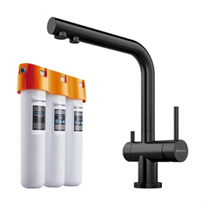 Смеситель для мойки Omoikiri Nagano-GM + Pure drop Lite 4179.8028