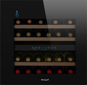 Встраиваемый винный шкаф Weissgauff WWCI-36 DB DualZone 431601