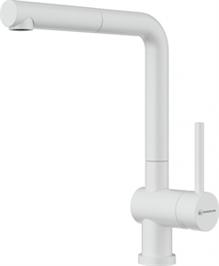 Смеситель из металла Omoikiri Akashi-S WH, смеситель, белый 4994572
