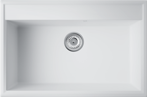 Omoikiri Daisen 77-WH, мойка, гранит, белый 4997538