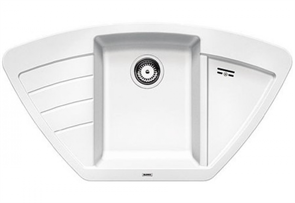 Blanco Zia 9E, мойка, гранит, белый 514758