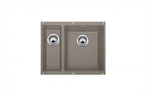 Blanco Subline 340/160-U, мойка, гранит, серый беж (чаша справа) 523565