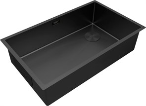 Мойка из нержавеющей стали Paulmark NEXT 74 UNI, мойка, нержавеющая сталь, черный матовый pm217444-mbn