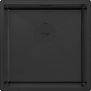 Мойка из нержавеющей стали Paulmark NEXT 44 UNI, мойка, нержавеющая сталь, матовый черный pm214444-mbn