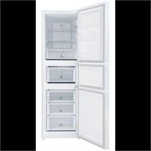 Трехкамерный холодильник отдельностоящий Hyundai CM30073F белое стекло 2004301