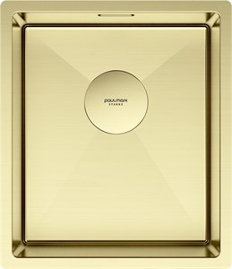 Мойка из нержавеющей стали Paulmark NEXT 38 UNI, мойка, нержавеющая сталь, светлое золото pm213844-lg