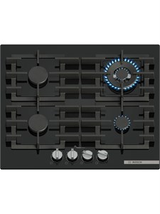 Варочная газовая панель Bosch PPH6A6I40O, черный pph6a6i40o