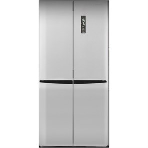 Трехкамерный холодильник отдельностоящий Hyundai CM45083F нержавеющая сталь 2031384