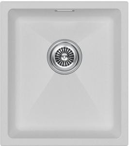 Мойка гранитная Paulmark LUMI 41UNI, мойка, гранит, белый lu41-wh