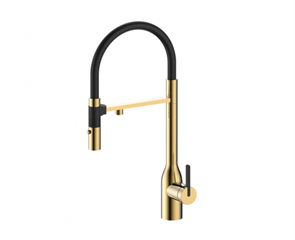 Смеситель из металла Paulmark Magneto One, смеситель, светлое золото ma213188-lg