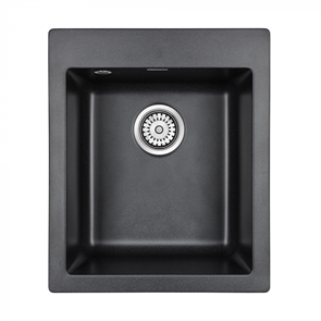 Мойка гранитная Paulmark KANTE 40, мойка, гранит, черный pm104249-bl