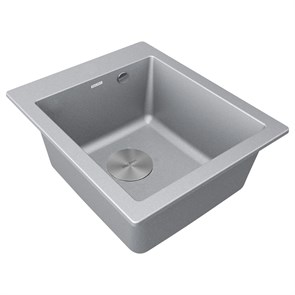 Мойка гранитная Paulmark KANTE 40, мойка, гранит, серый металлик pm104249-grm