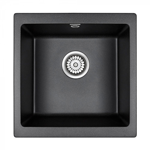 Мойка гранитная Paulmark GERA 50, мойка, гранит, черный металлик pm104546-blm